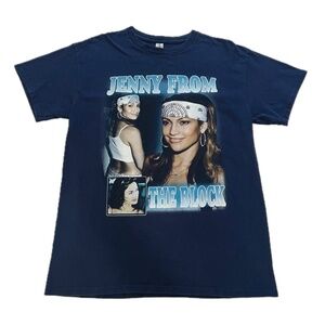 Vintage Jennifer Lopez Jenny from the Block Rare Tshirt Y2K 2000s Gildan Size M